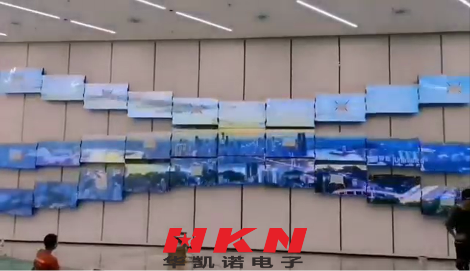 河北廊坊展馆多屏互动