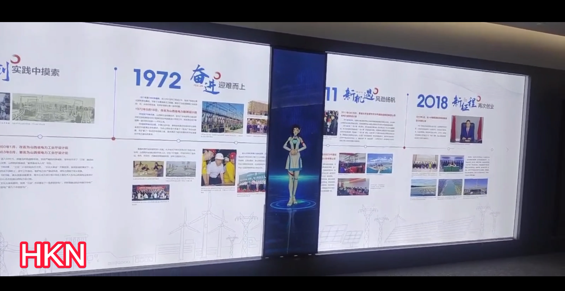 太原电力勘测院展厅设备展示